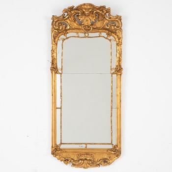 A Rococo style mirror, Folke Malmberg, first half of the 20th Century.