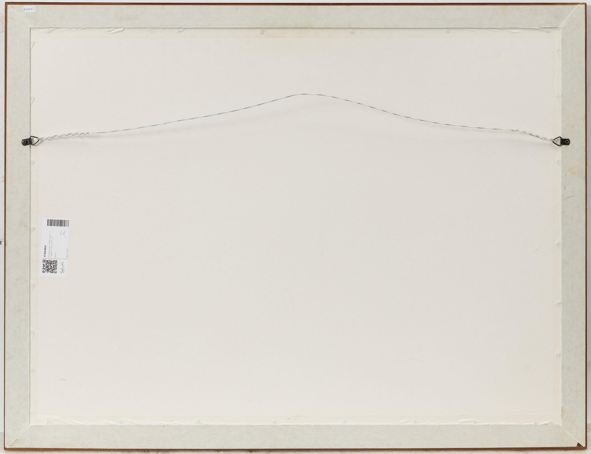 Ernst Billgren, "Blått vittne" ur mappen  "Vårt land".