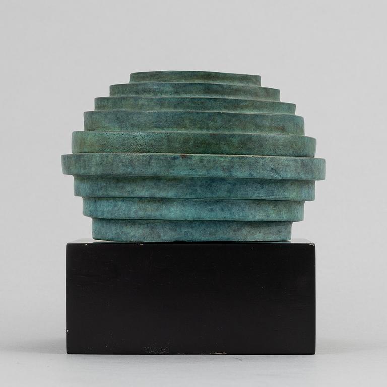 Bo Andersson, skulptur, signerad. Total höjd 12 cm (inkl bas).