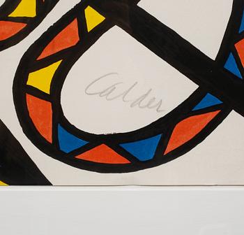ALEXANDER CALDER, färglitografi, signerad och h numrerad E.A.