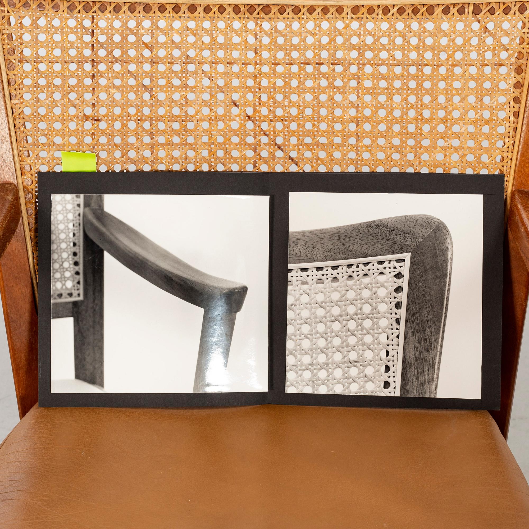 A PAIR OF ARMCHAIRS "EIDERN" DESIGN OLOF PIRA 1980's.