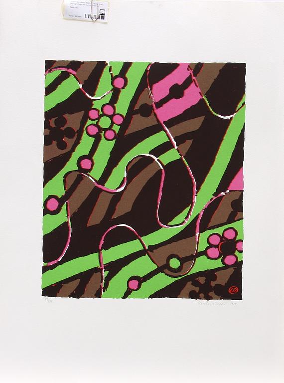 LENNART RODHE, färgserigrafi. Monogramsign och numr 92/150.