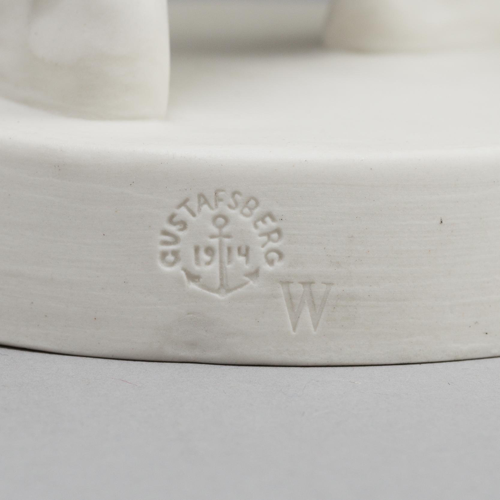 TWO PARIAN FIGURES, Gustafsberg 1900 and 1914.