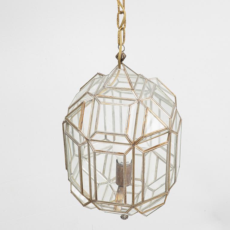 Ceiling lantern, 20th century.