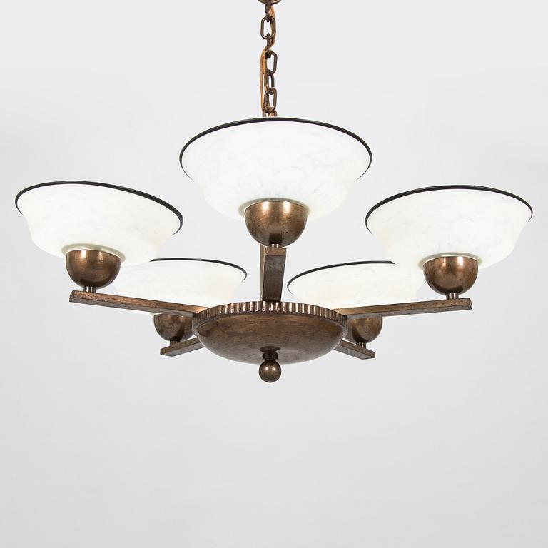 Paavo Tynell, a 1930's '1409/5' chandelier for Taito.