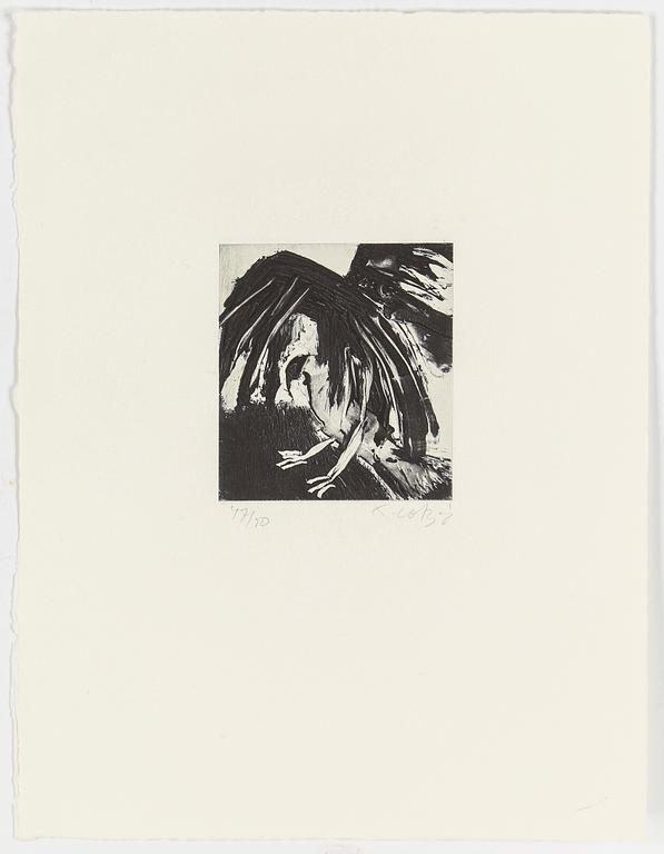 ULF TROTZIG, etsning, signerad och numrerad 47/90.