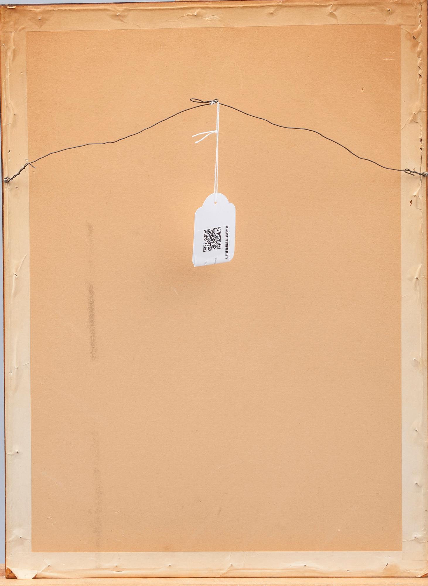 HUGO BACKMANSSON, teckning, signerad.