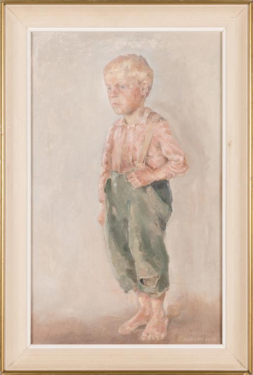 Eeli Jaatinen, oil on canvas, signed and unclearly dated.
