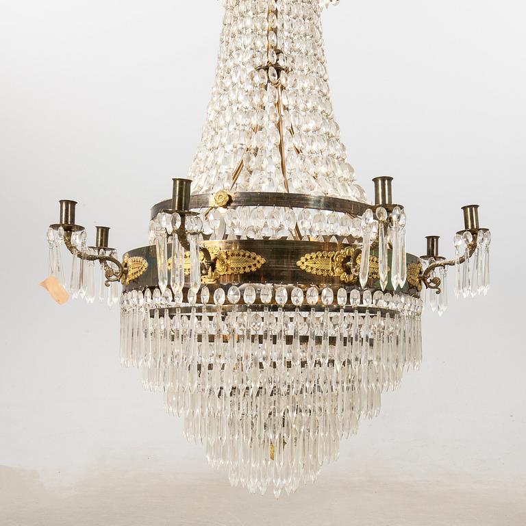 Chandelier Empire style early 20th century.