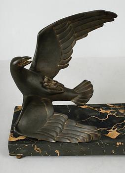 SKULPTUR, patinerad metall, 1900-talets första hälft.