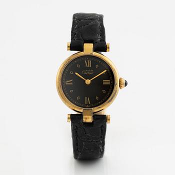 must de Cartier, VLC, wristwatch, 24 mm.