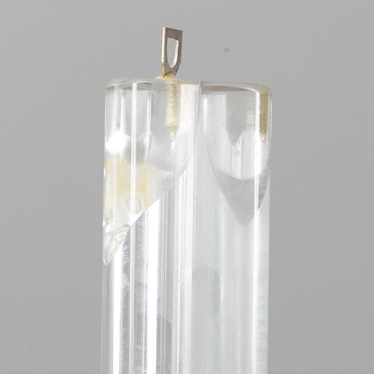 A J T Kalmar brass and glass ceiling light, second half of the 20th Century.