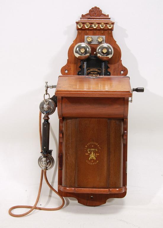 TELEFON, L M Ericsson, Patenterad 1895.