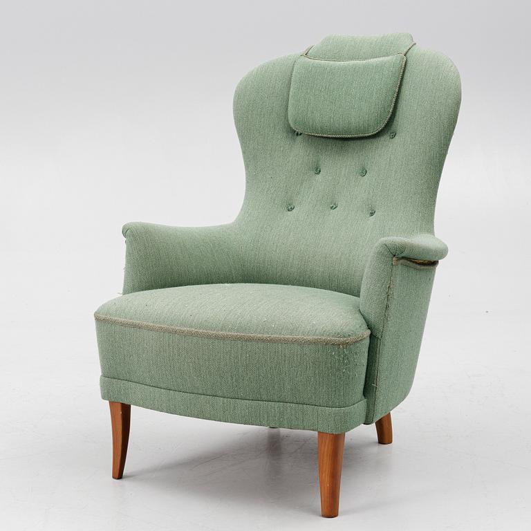 Carl Malmsten, armchair 'Grandmother', second half of the 20th century.