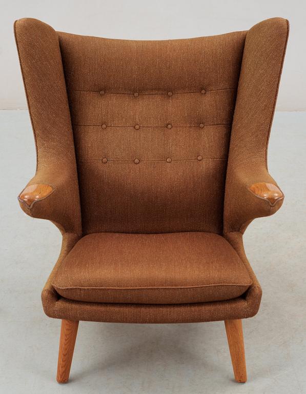 HANS J WEGNER, fåtölj, "Bamse", AP-stolen, Danmark 1950-tal.