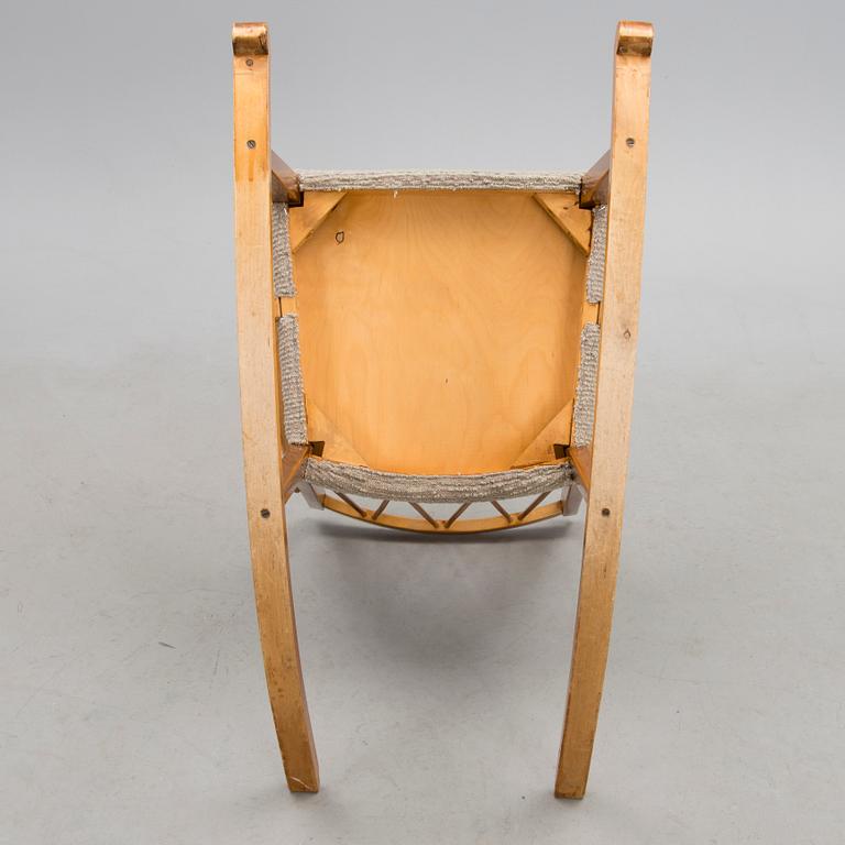 CARL GUSTAF HIORT AF ORNÄS, keinutuoli, "Inkeri", Hiort Tuote Puunveisto, 1940-luvun puoliväli.