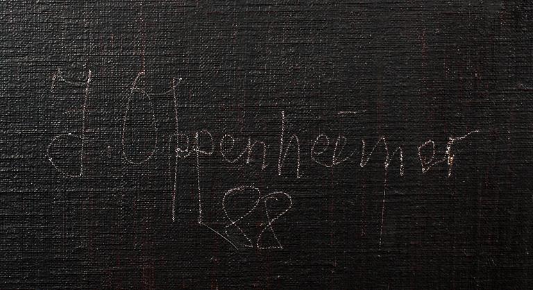 JOHNNY OPPENHEIMER, olja på duk, sign o dat- 88.