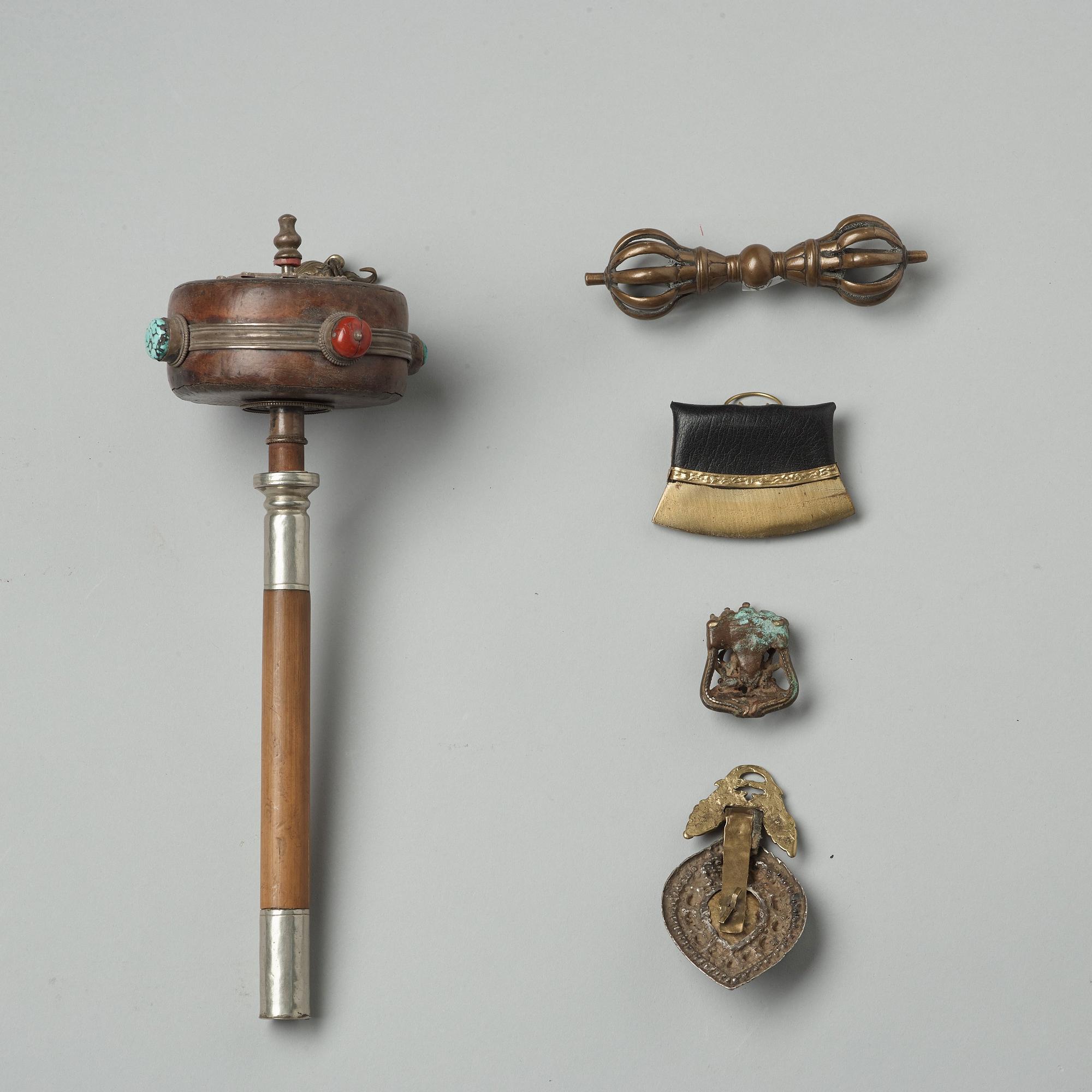PARTI, fem delar. Tibet, 1800-tal.
