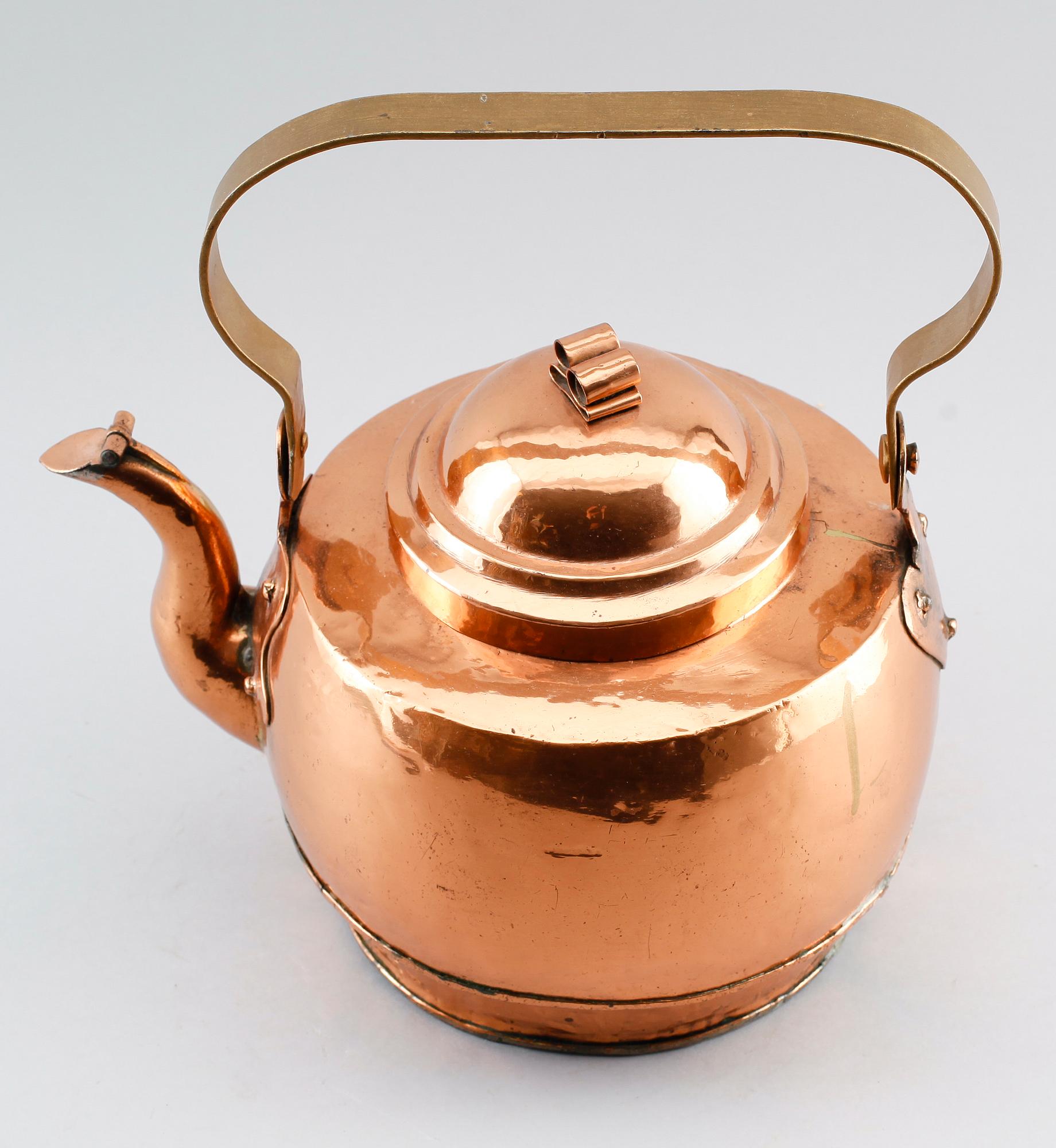 KAFFEPANNA, koppar, 1800-tal.