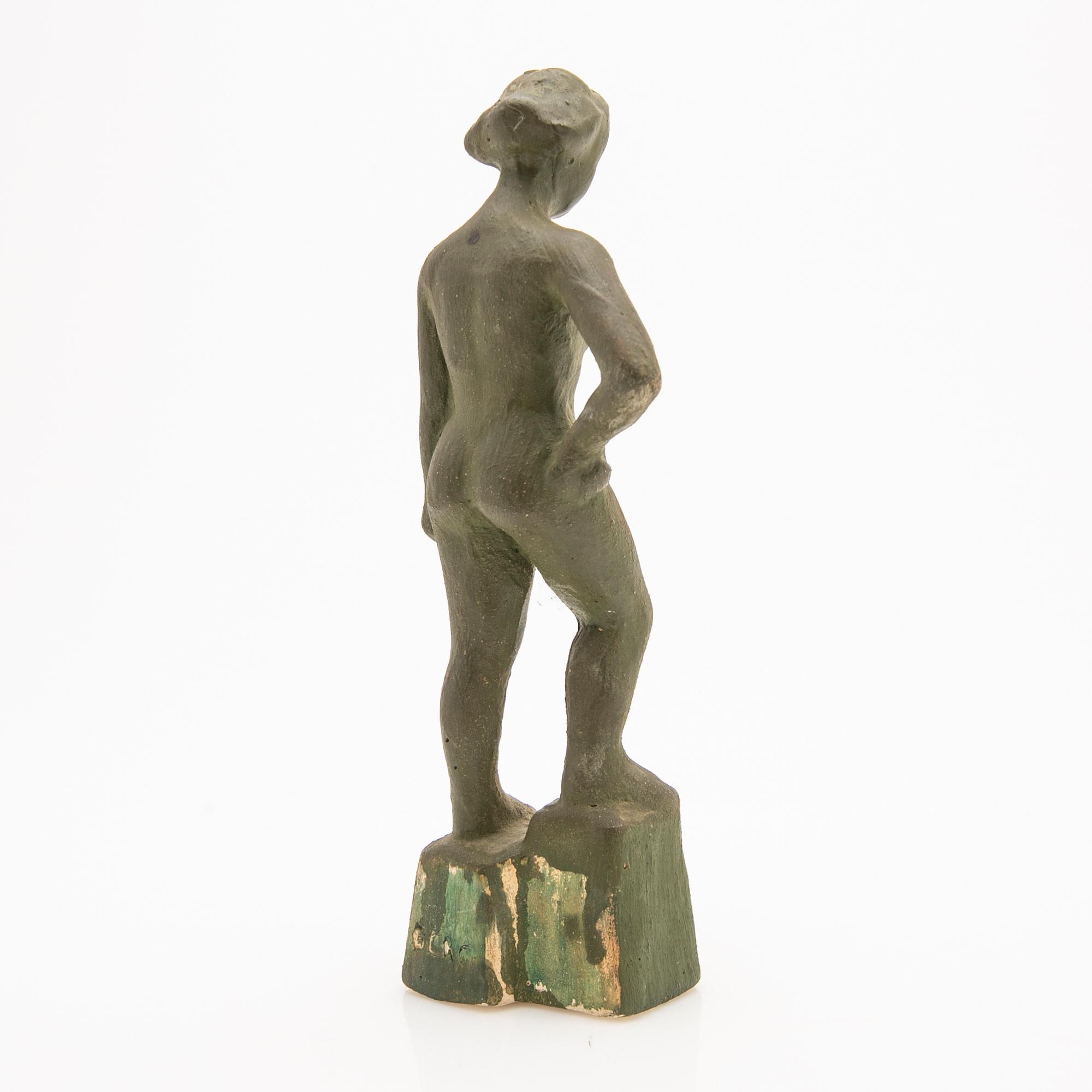 Sigge Berggren, Sculpture, female figure.