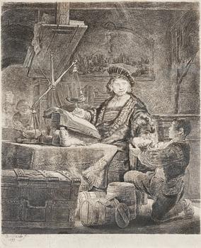 372. Rembrandt Harmensz van Rijn, "Jan Uytenbogaert, the goldweigher".