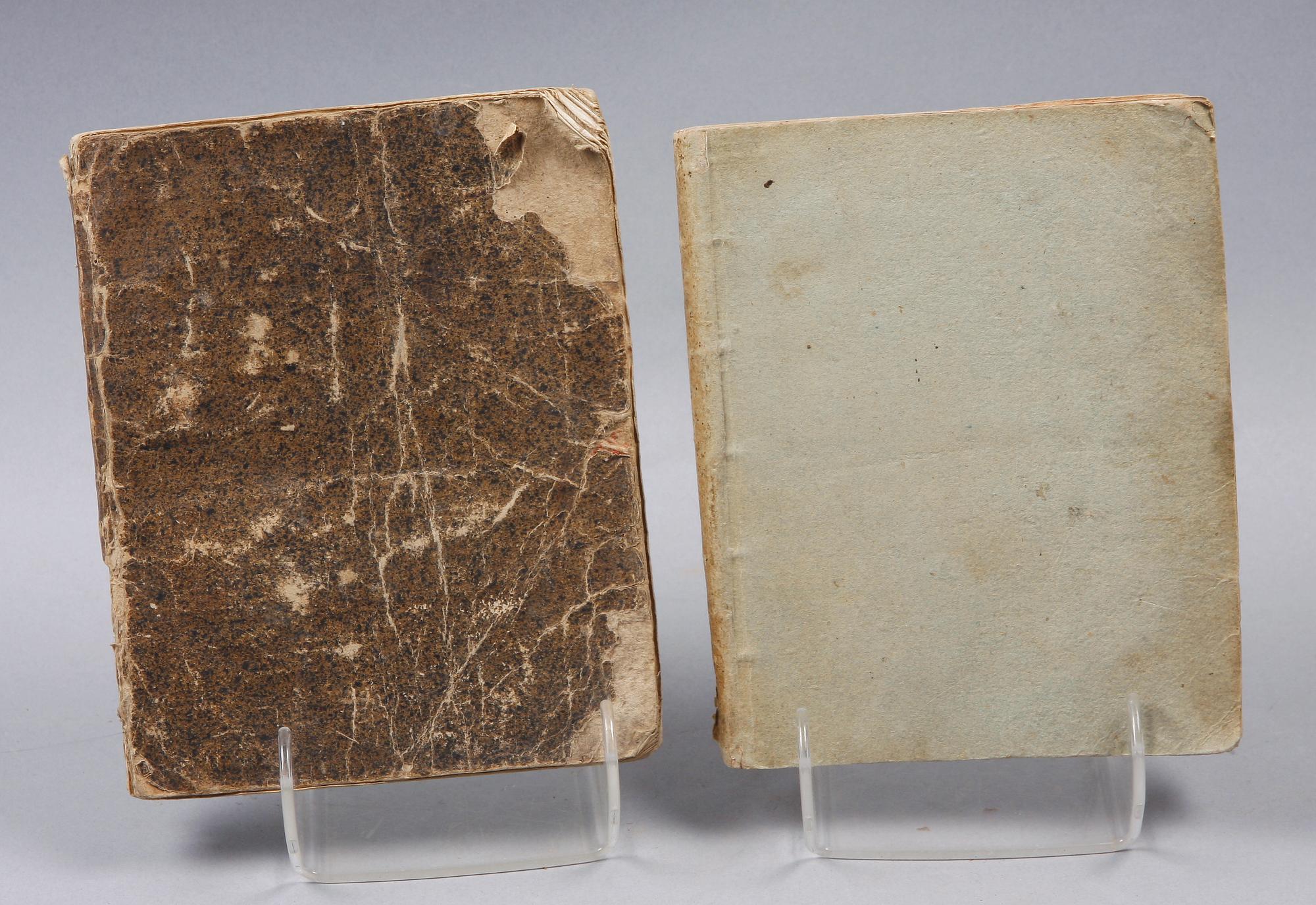 INBUNDEN TIDNING SAMT KUNGÖRELSE, 2 st, bla Upsala Academie och stadstidning. 1754 resp 1793.