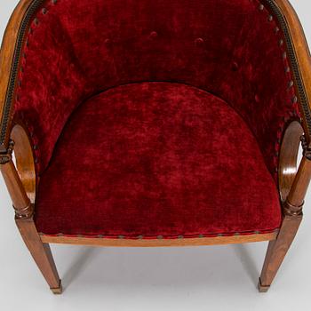 An early 20th century armchair.