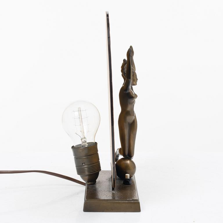 A table lamp, Stjärnmetall, 1920s/30s.