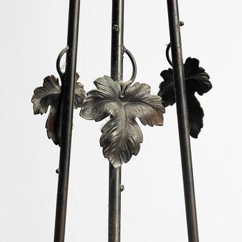 Taklampa , jugend, Frankrike, tidigt 1900-tal. Troligen Muller Frères, Lunéville.