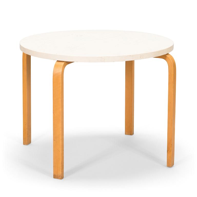 Alvar Aalto, an early 1950's coffee table /lamp table for O.Y. Huonekalu-ja Rakennustyötehdas A.B..