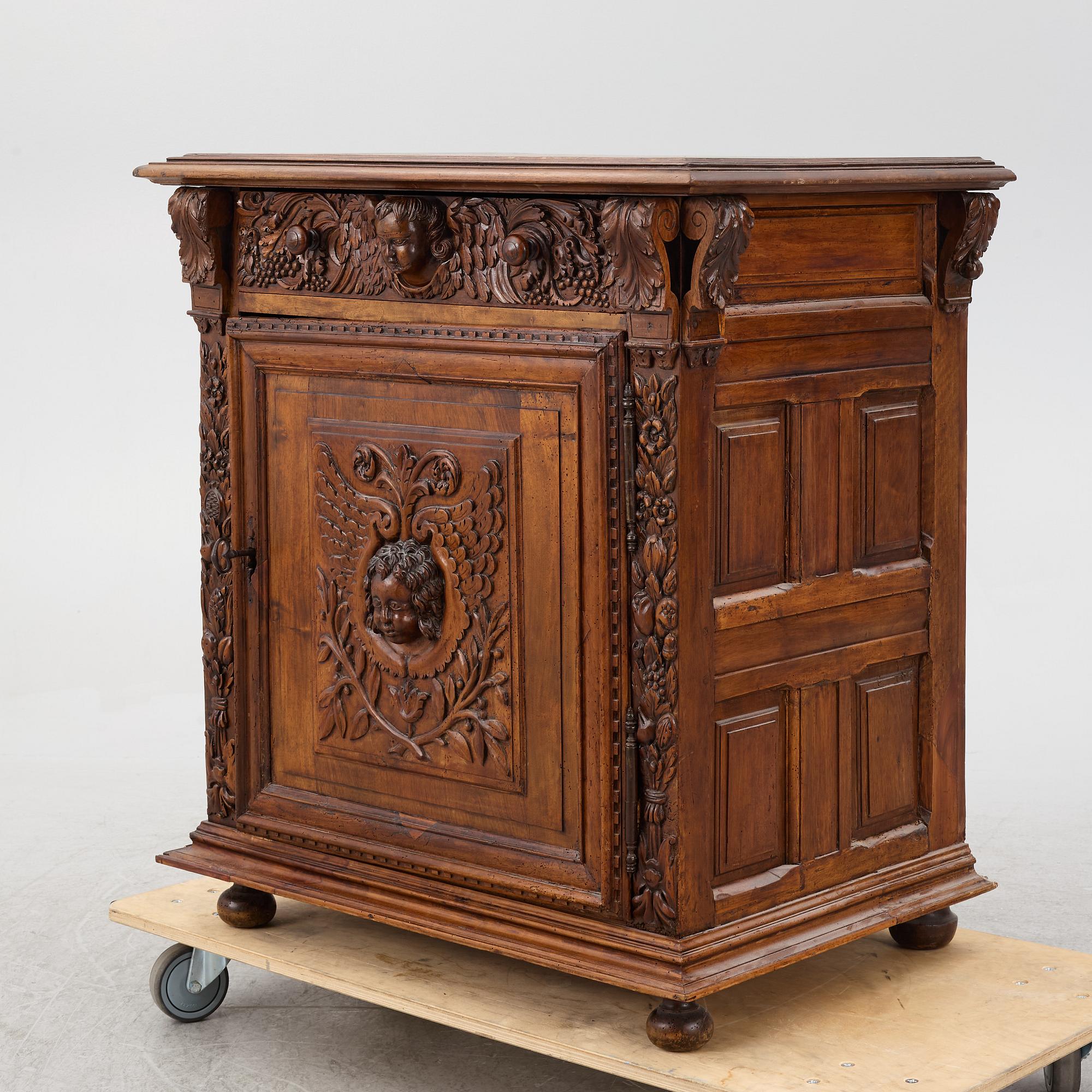 A Baroque cabinet, Southern Europe, 17th century.