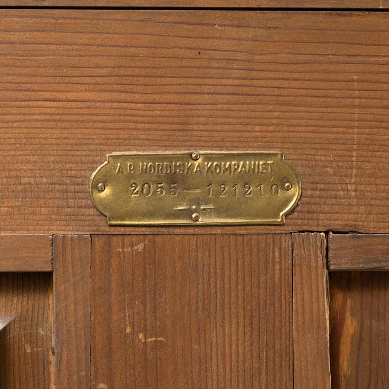 An oak cabinet from Nordiska Kompaniet, 1910.