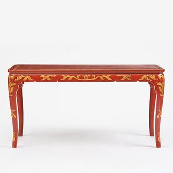 Carl Malmsten, a Swedish Grace table, cabinetmaker Albin Johansson, Stockholm, for Villa Kvikkjokk, 1927.