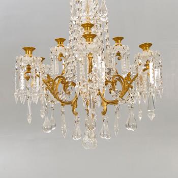 A chandelier around 1900.