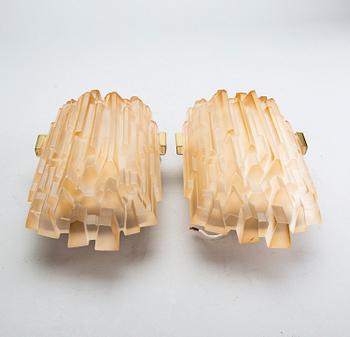 Wall lamps, 2 pcs, RAF, second half of the 20th century.