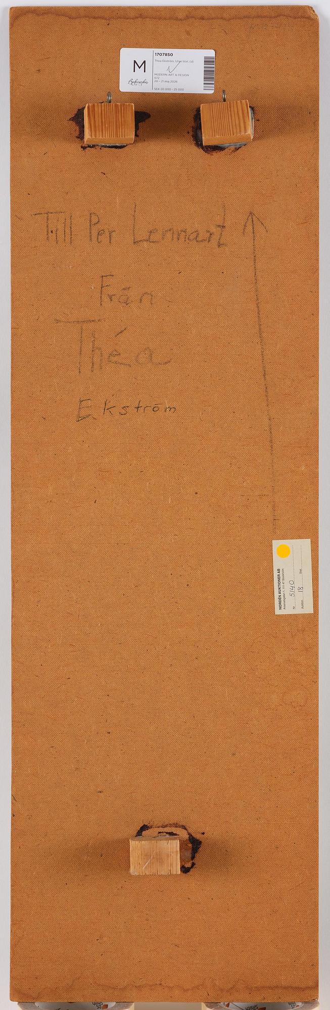 Thea Ekström, Untitled.