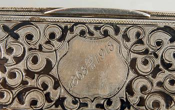 DOSA, silver, Ryssland, 1896-1908. Vikt 300 gr.