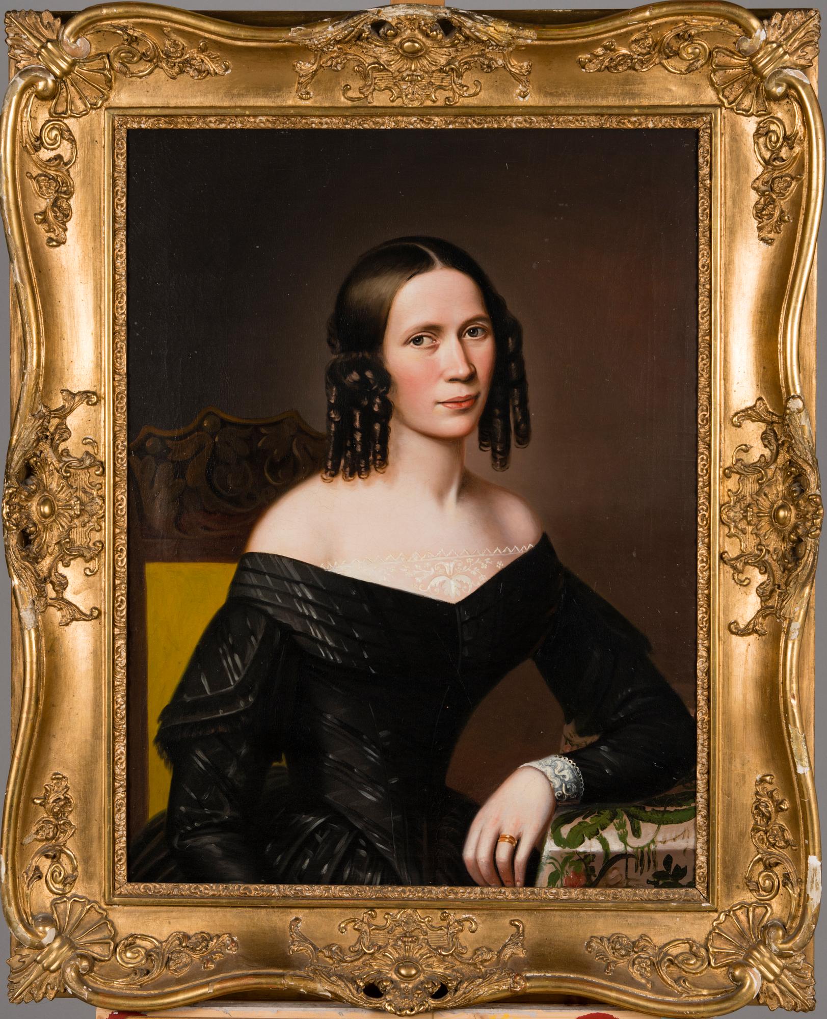 JOHAN ERIK LINDH, attributed to, PORTRAIT OF A LADY.