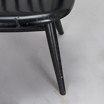 Ilmari Tapiovaara, a pair of 1960s 'Crinolette' chairs, Asko, Finland.