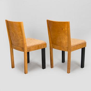 Birger Hahl, Pöytä ja tuolipari, J. Kutvosen Huonekalutehdas, Suonenjoki 1930-luku.