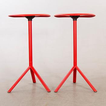 Konstantin Grcic, a pair of bar tables "Miura Table"  for Plank.