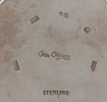 BÄGARE,  2 st, sterling silver, Olle Ohlsson, Stockholm, 1987. Vikt 192 g.