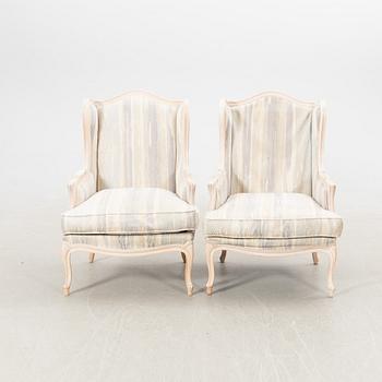 Bergèrer ett par Rokoko-stil 1900-talets andra hälft.