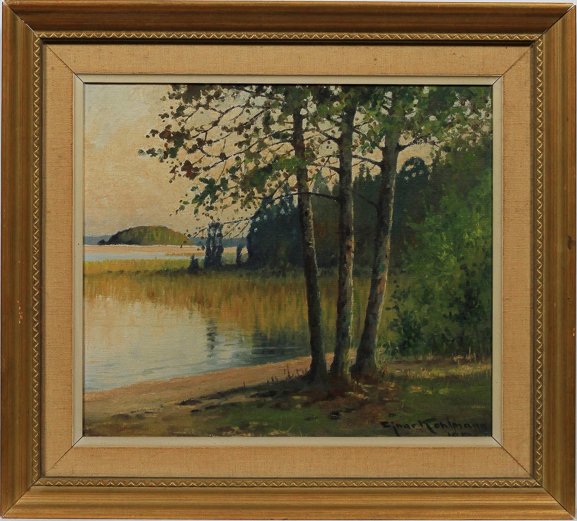 EJNAR KOHLMANN, olja på duk, sign.