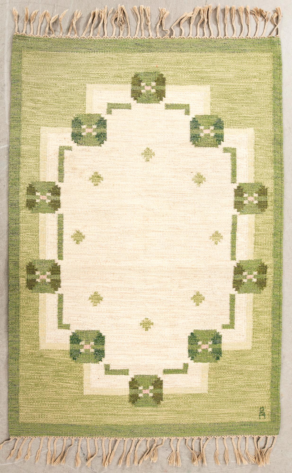 Anna-Johanna Ångström, rug rölakan signed 201x137 cm.