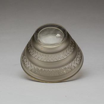 SKÅL, glas. Simon Gate, Orrefors. Signerad och daterad 1928.