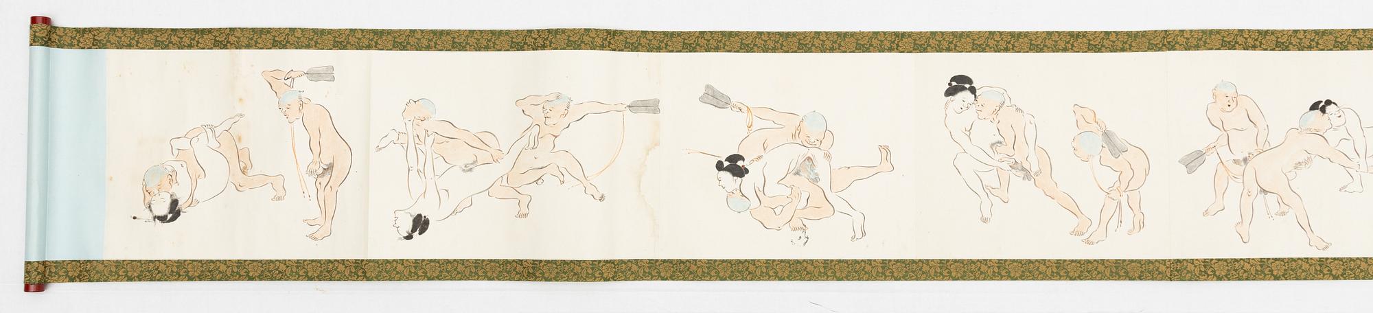 Kakiemono, Japan, Shunga, 1900-tal.