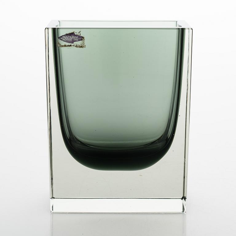 Kaj Franck, Galss vase model KF 262, signed K. Franck, Nuutajärvi Notsjö -62.
