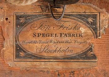 SPEGEL med KONSOLBORD, Karl Johan, Jonas Frisk (spegelfabrikör i Stockholm 1805-1824).