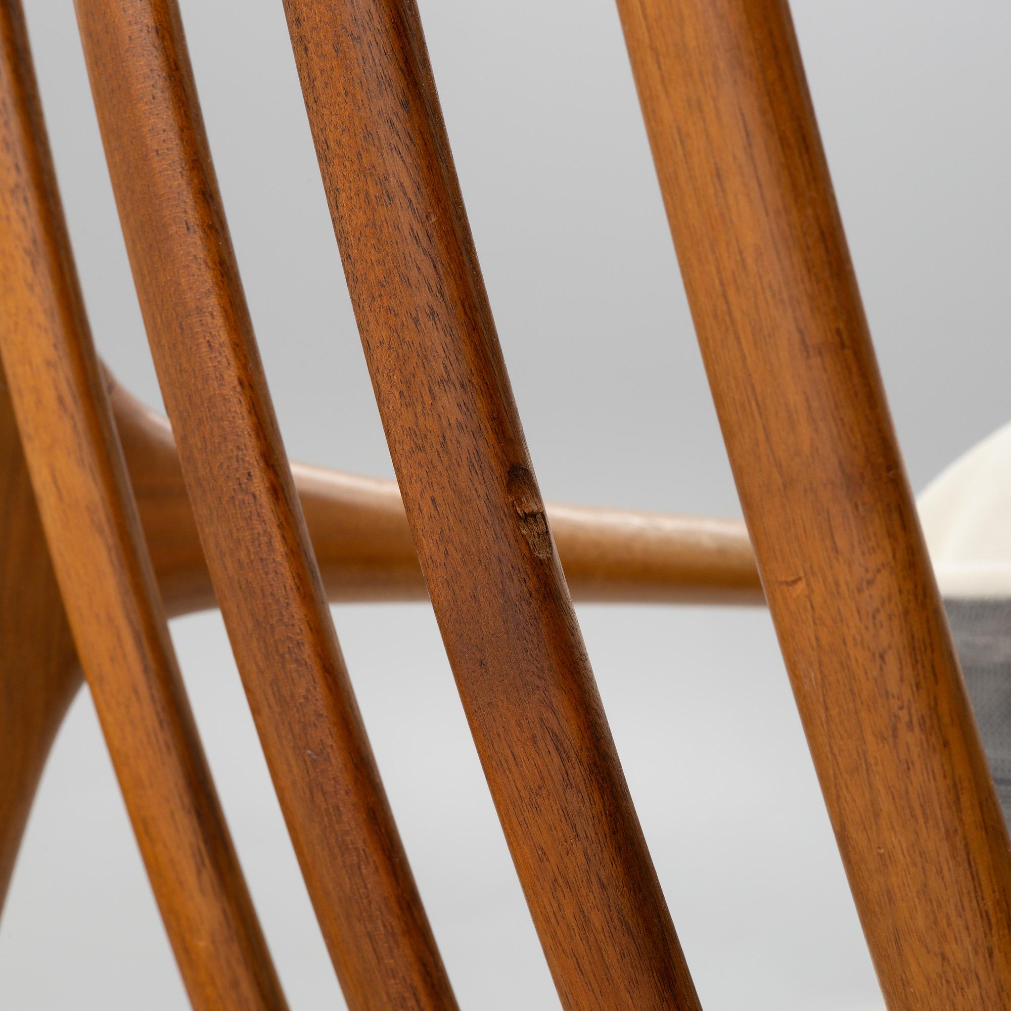 Folke Ohlsson, a pair of "USA 75" armchairs, Dux 1960s.
